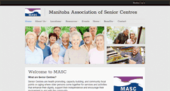 Desktop Screenshot of manitobaseniorcentres.com